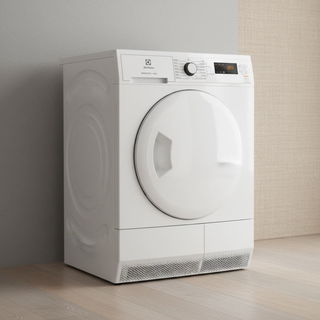 Electrolux EDH1018CD GentleCare Sèche-linge à condensation - 8 kg avec réfrigérant au propane et OptiSense – Blanc