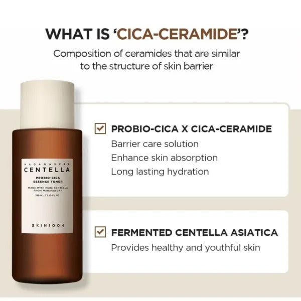 SKIN1004 Toner essence probio-cica à la centella de Madagascar - 210 ml