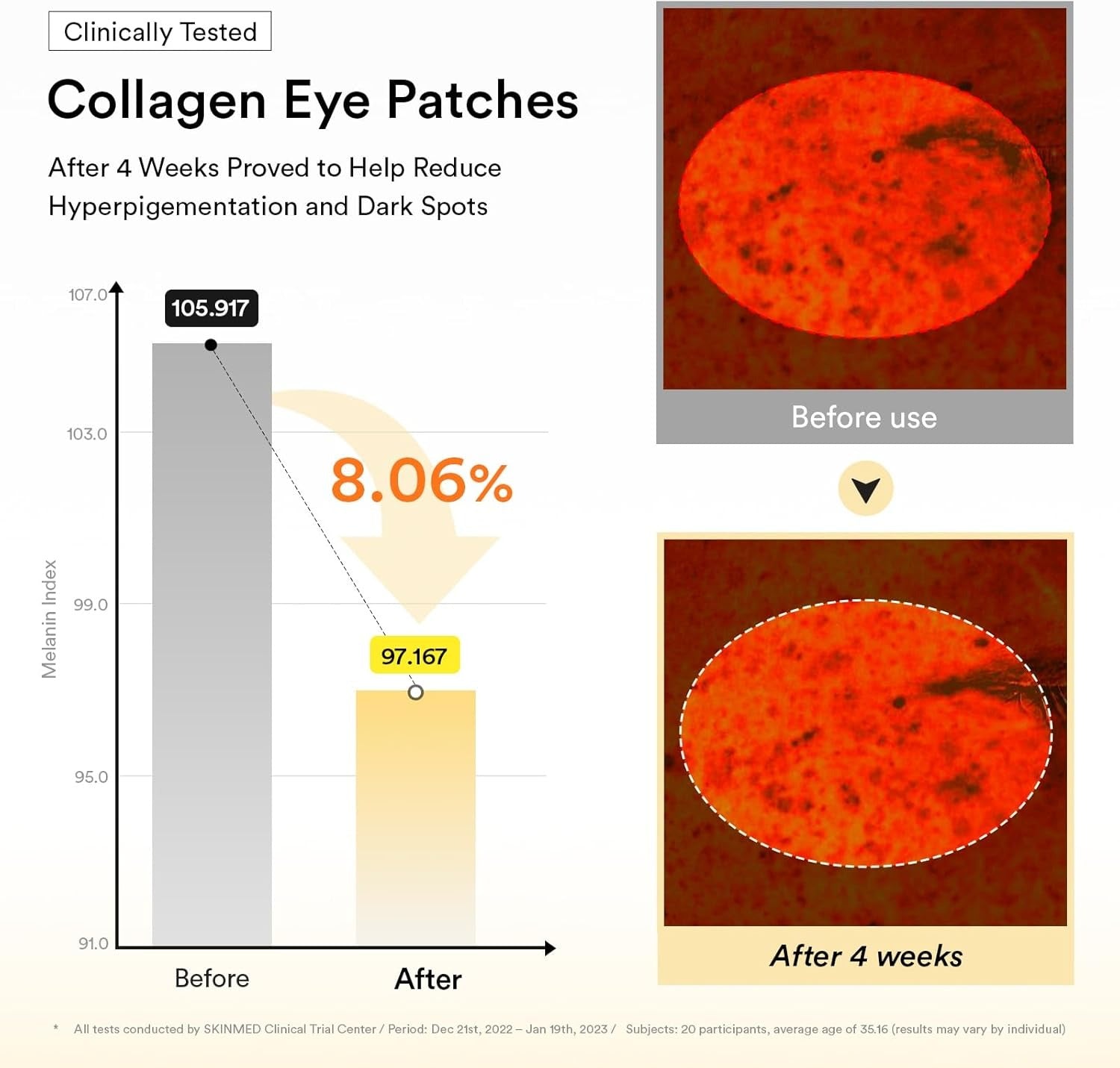 ABIB Patchs Yeux Collagène Gelée Rose de Jéricho - 90 g