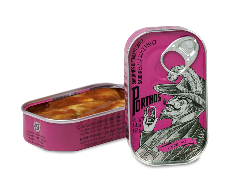 Porthos Sardines millésimées à la tomate 112/81 g