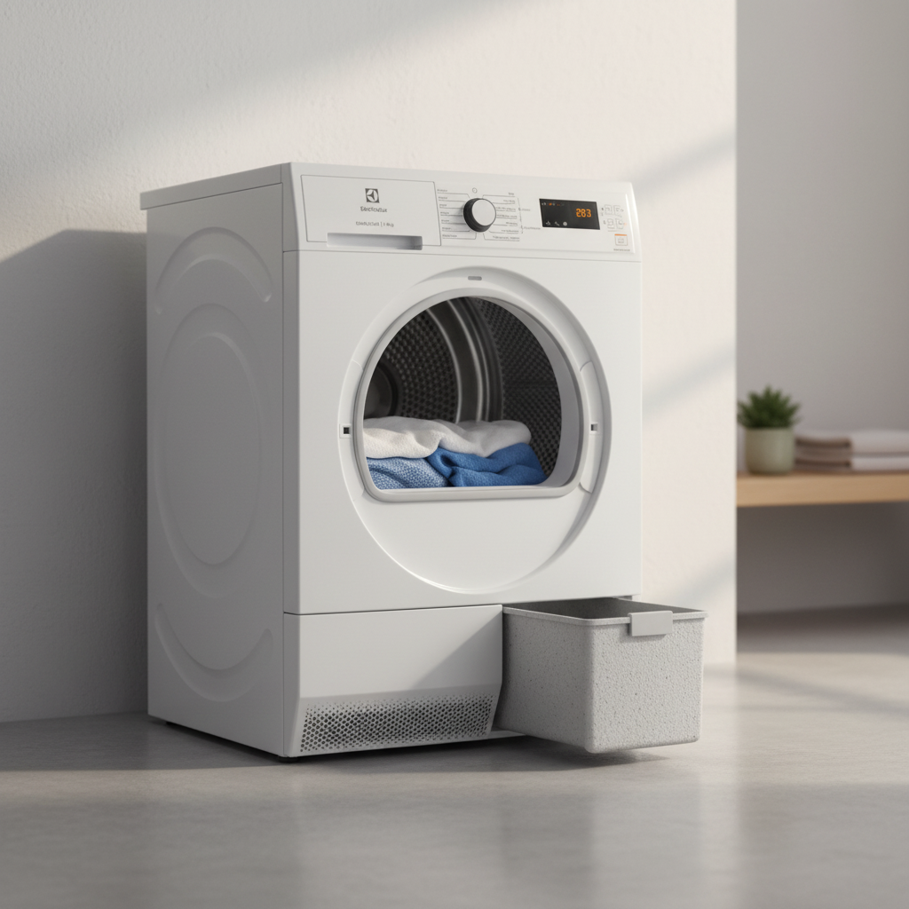 Electrolux EDH1018CD GentleCare Sèche-linge à condensation - 8 kg avec réfrigérant au propane et OptiSense – Blanc