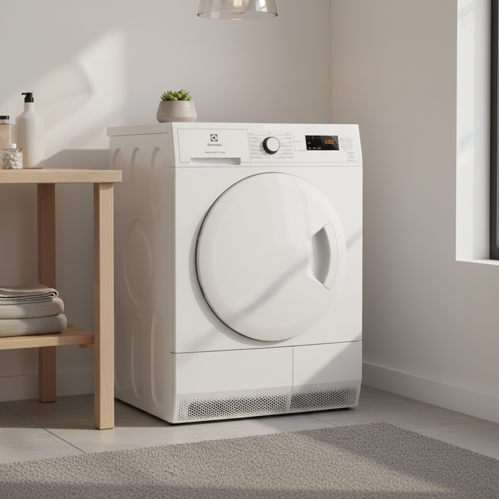 Electrolux EDH1018CD GentleCare Sèche-linge à condensation - 8 kg avec réfrigérant au propane et OptiSense – Blanc