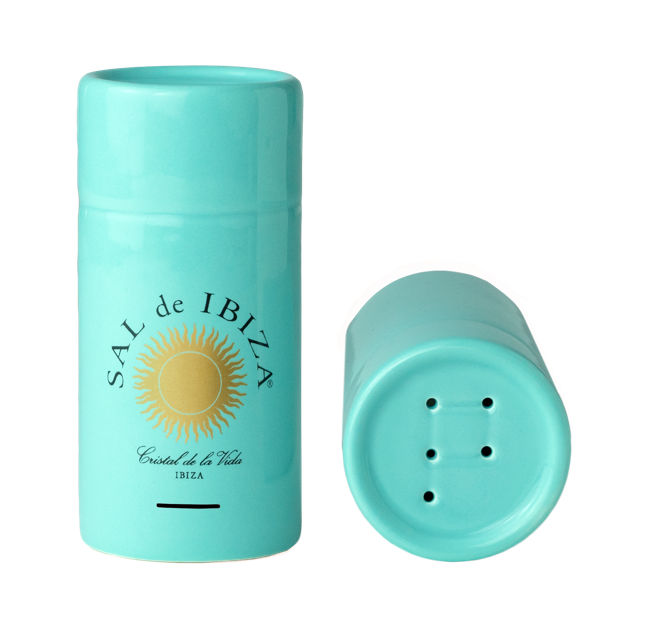 Sal de Ibiza Sel en grains, Édition céramique sel et poivre 130 g