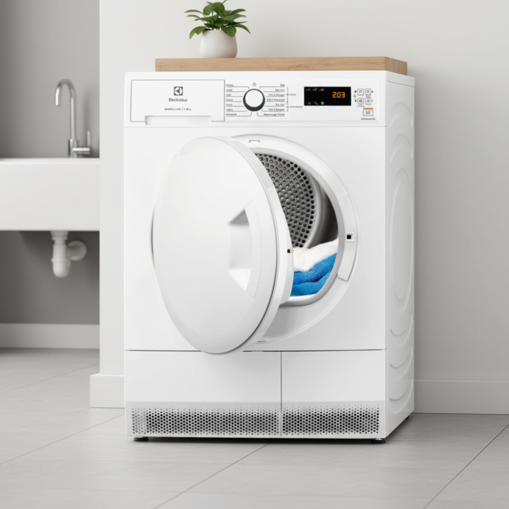 Electrolux EDH1018CD GentleCare Sèche-linge à condensation - 8 kg avec réfrigérant au propane et OptiSense – Blanc