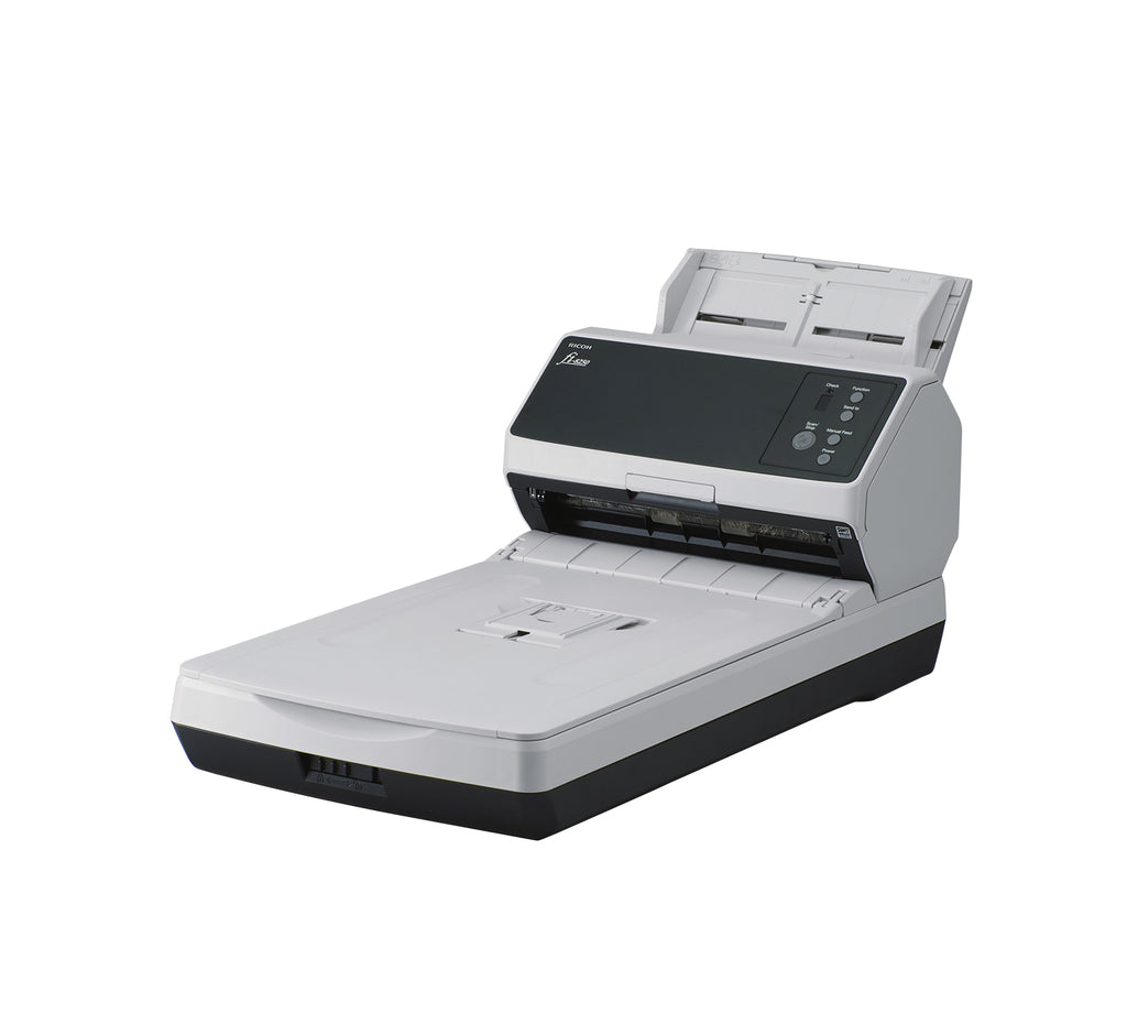 Ricoh fi-8250 Scanner avec Chargeur Automatique de Documents (ADF) et Manuel, 600 x 600 DPI, A4, Noir et Gris