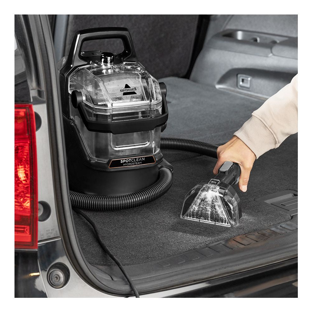 Bissell SpotClean Hydrosteam Pro Nettoyeur vapeur traineau 1,9 L 1000 W Noir, Cuivre, Transparent