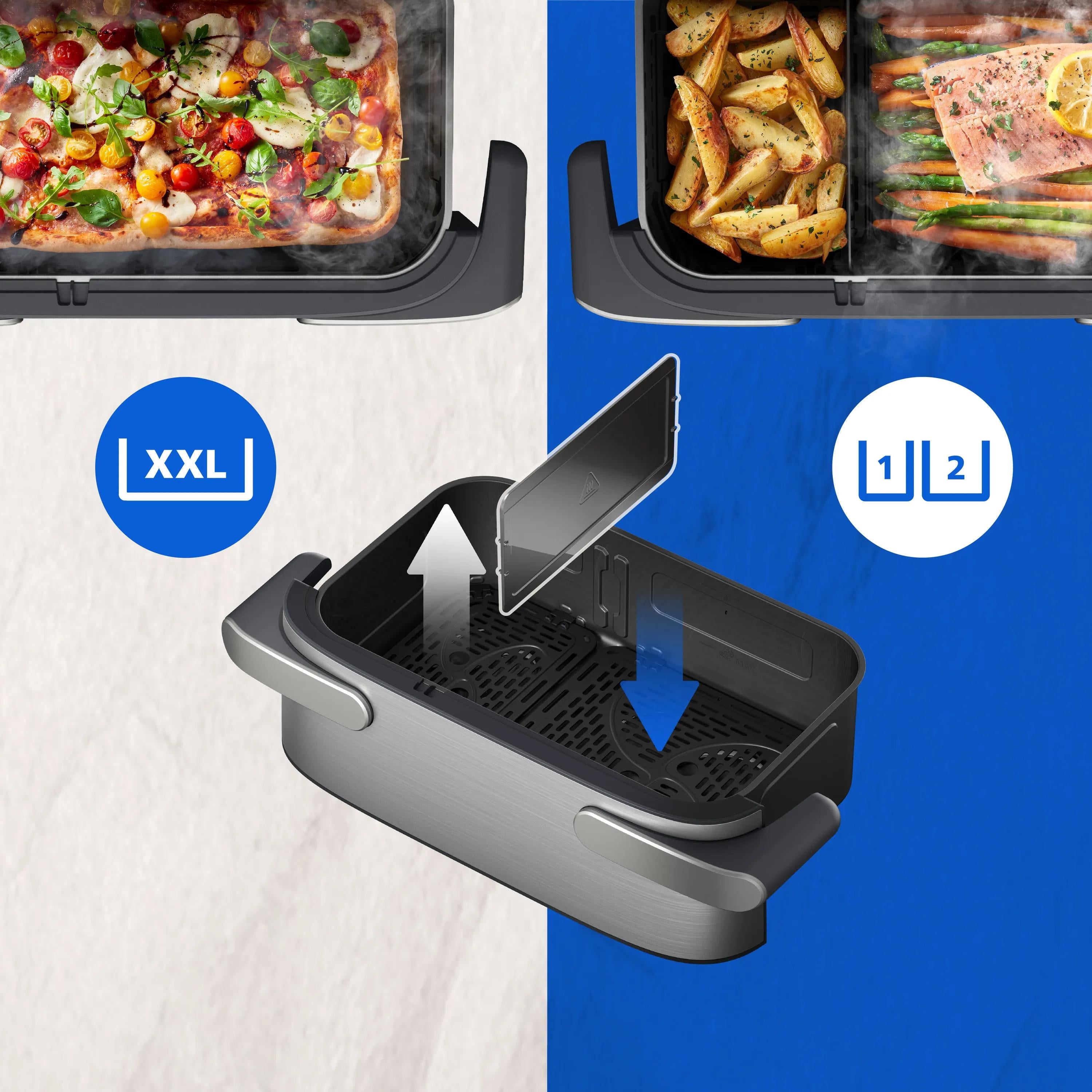 Philips 5000 series Airfryer Série 5000 Megabasket avec vapeur