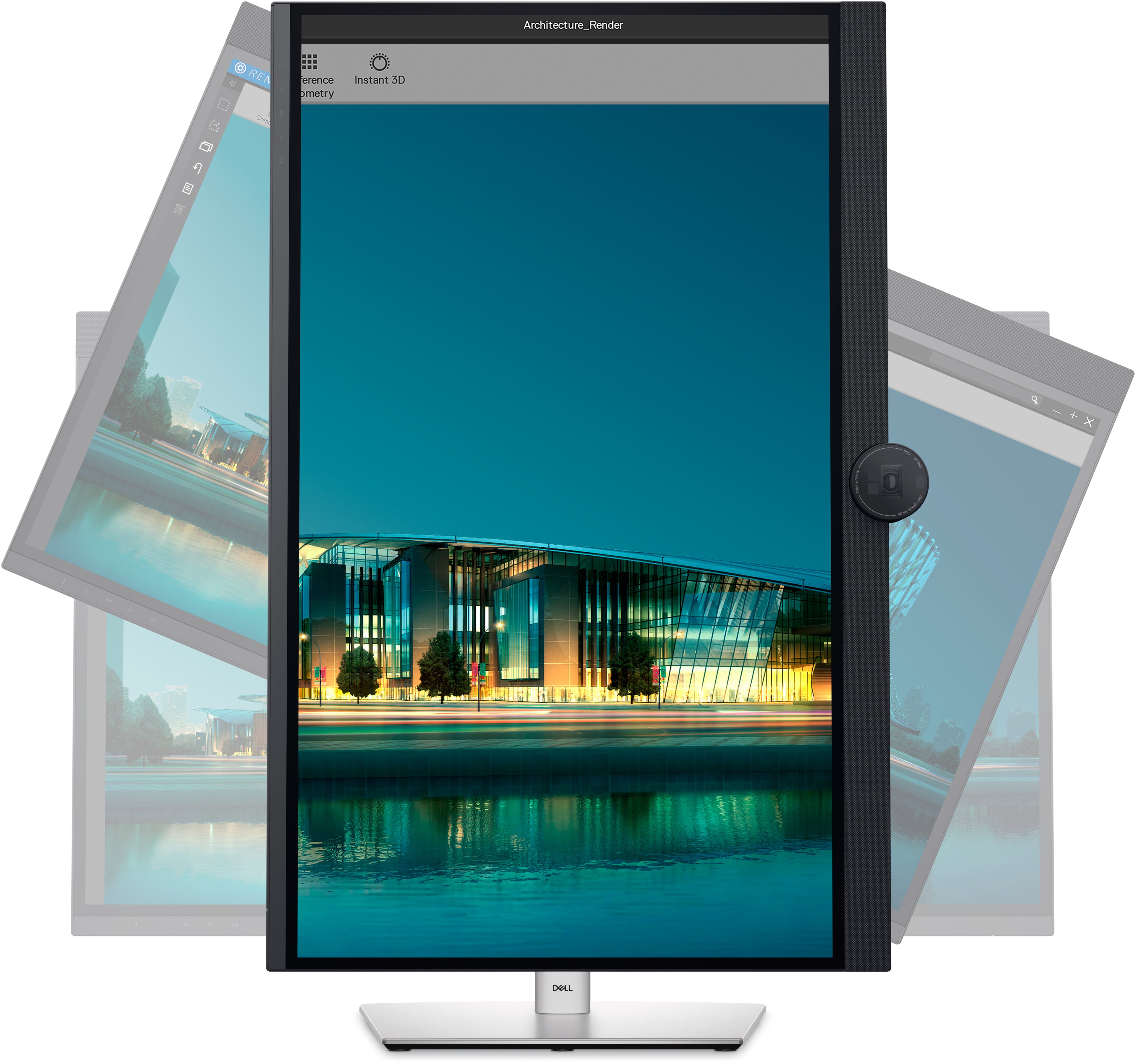 DELL UltraSharp U3224KBA écran plat de PC 80 cm (31.5") 6144 x 3456 pixels 6K Ultra HD LCD Noir, Argent