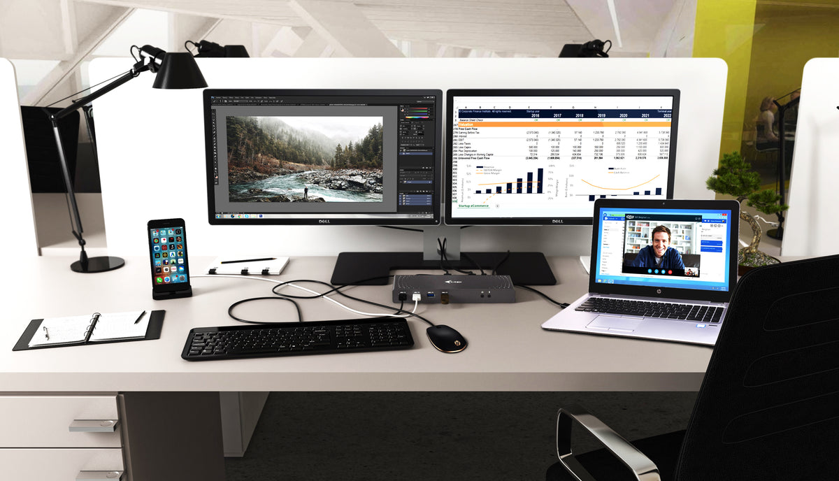 i-tec Station d'accueil Dual Display USB 3.0 / USB-C / Thunderbolt 3