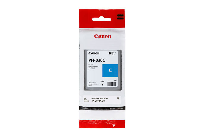 Canon PFI-030C Cartouche d'Encre Originale, Cyan