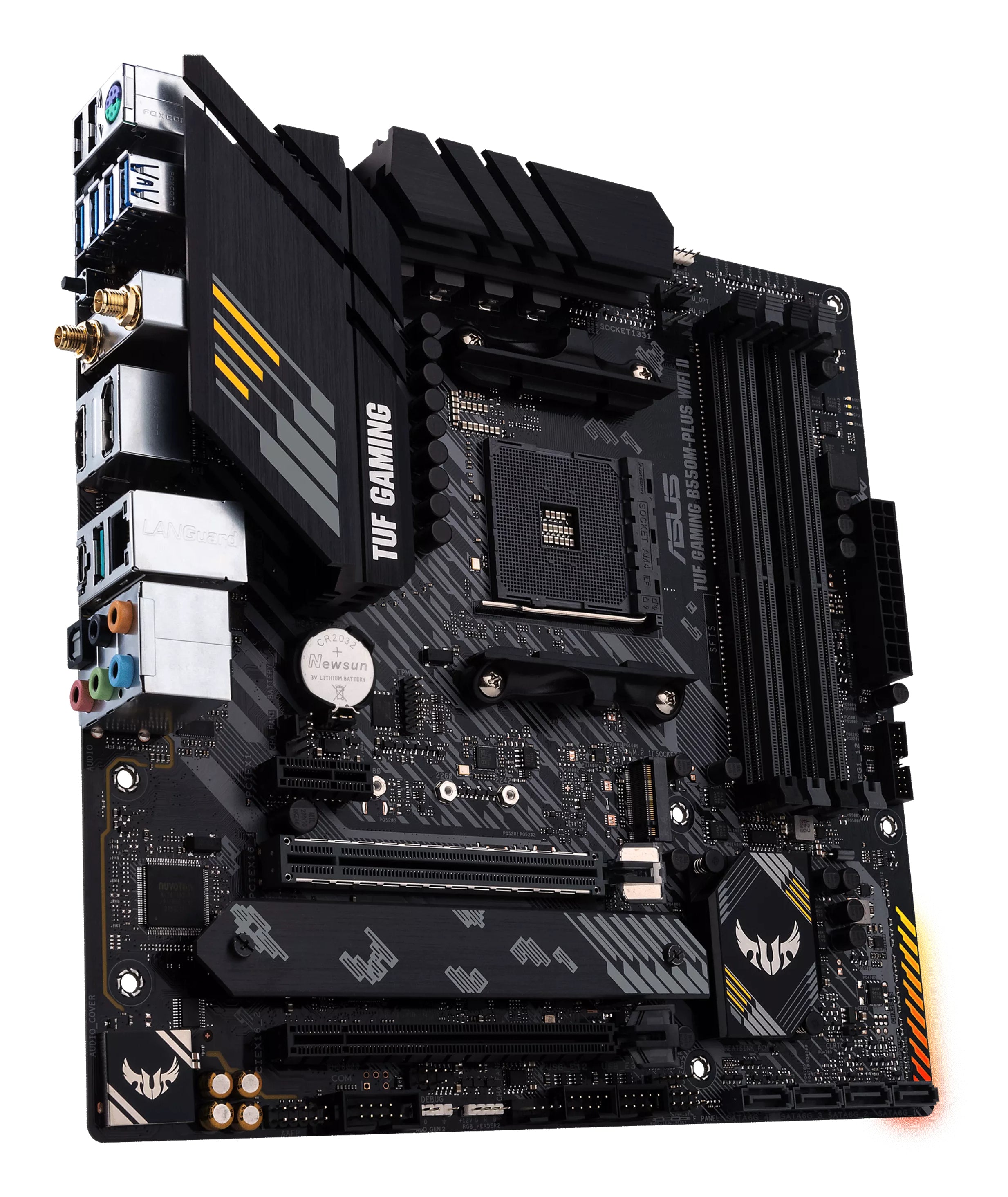 ASUS TUF GAMING B550M-PLUS WIFI II AMD B550 Emplacement AM4 micro ATX