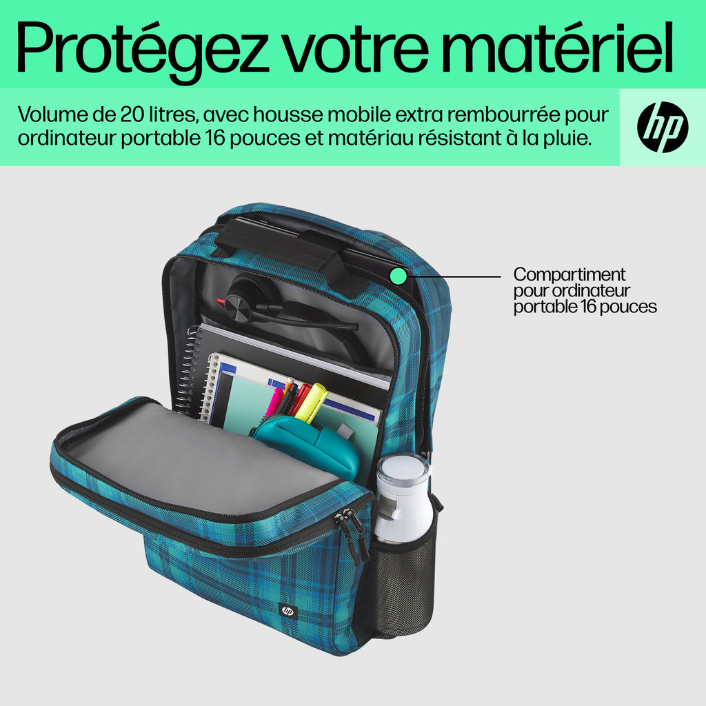 HP Sac à dos Campus XL (tartan)