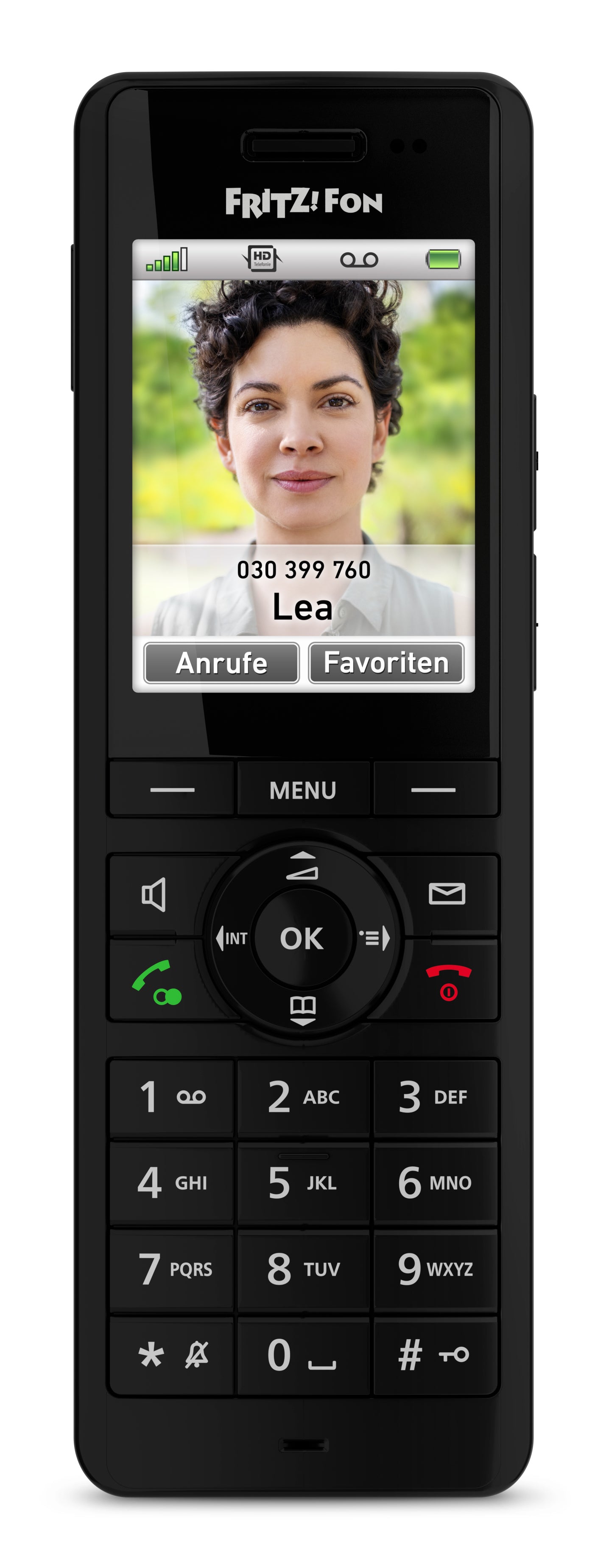 Fon FRITZ! X6 Téléphone DECT Identification de l'appelant Noir