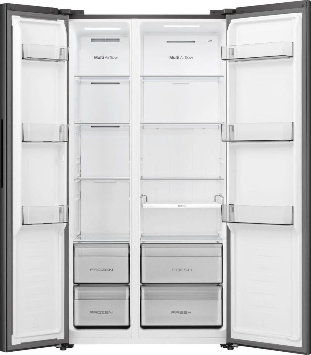 Hisense RS3P558NEFD frigo américain Pose libre 544 L Noir - vue 5