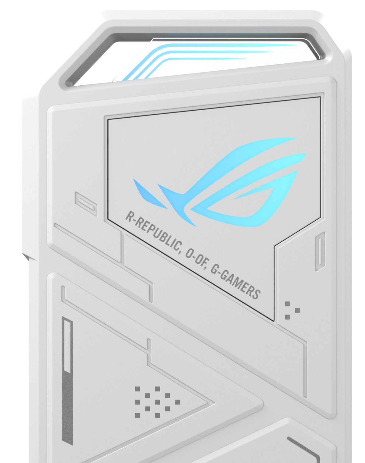 ASUS ROG Strix Arion White Edition Enceinte ssd Blanc M.2