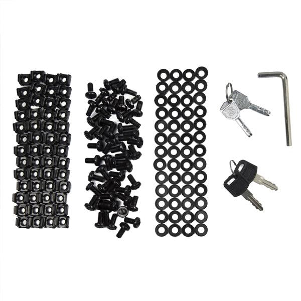 StarTech.com Rack Serveur 42U à 4 Montants, Rack de Données 19" pour le Montage d'Équipements Audiovisuels/IT et d'Ordin
