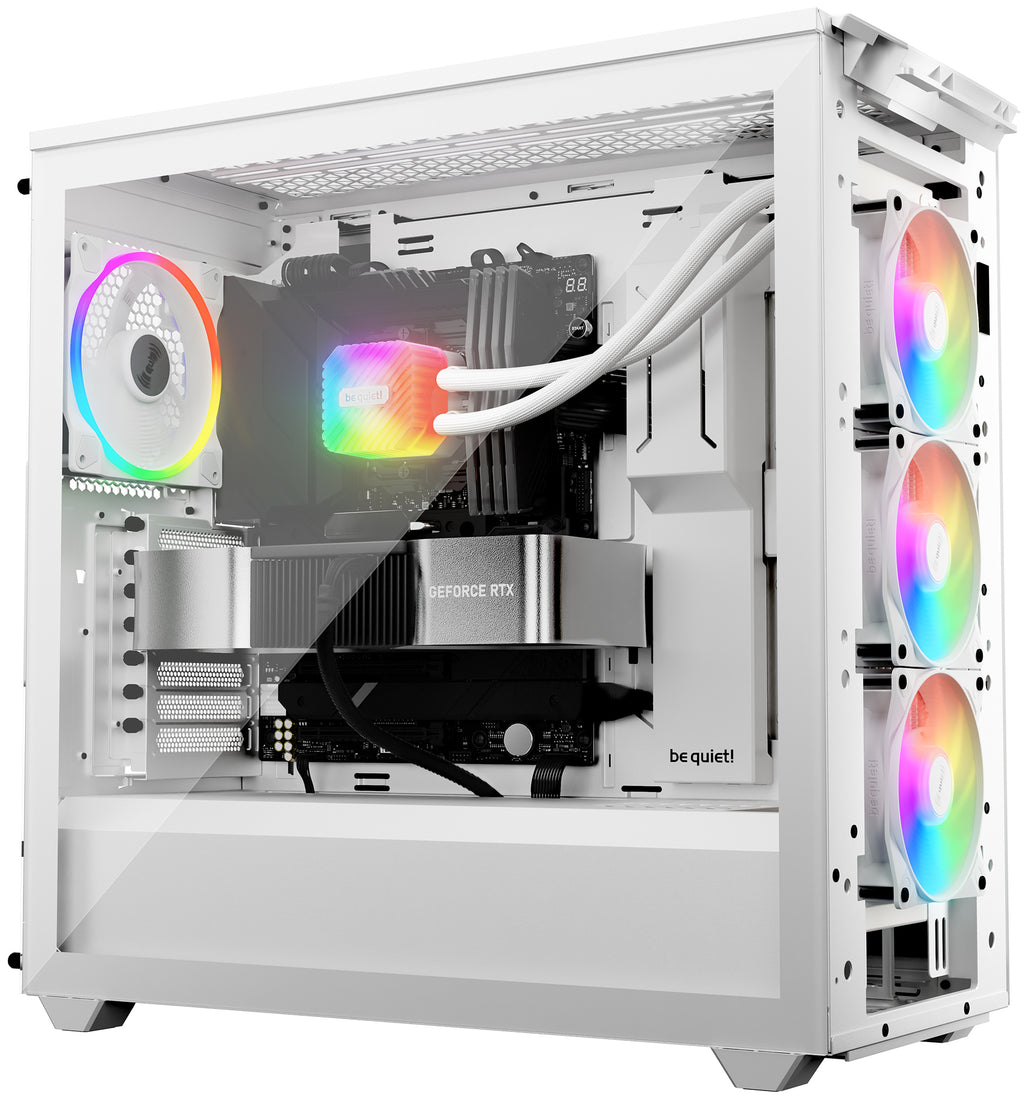 be quiet! Light Loop 360 mm White, Système de Refroidissement Liquide AIO, ARGB, Blanc, Sockets Intel et AMD