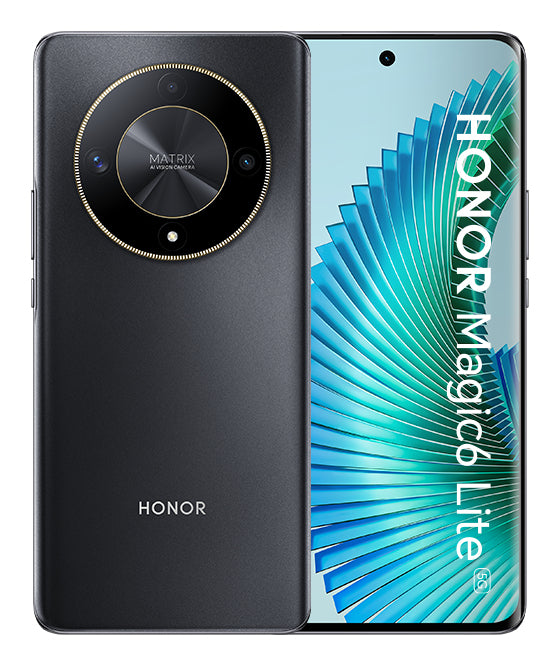 Honor Magic6 Lite 5G 17,2 cm (6.78") Double SIM Android 13 USB Type-C 8 Go 256 Go 5300 mAh Noir