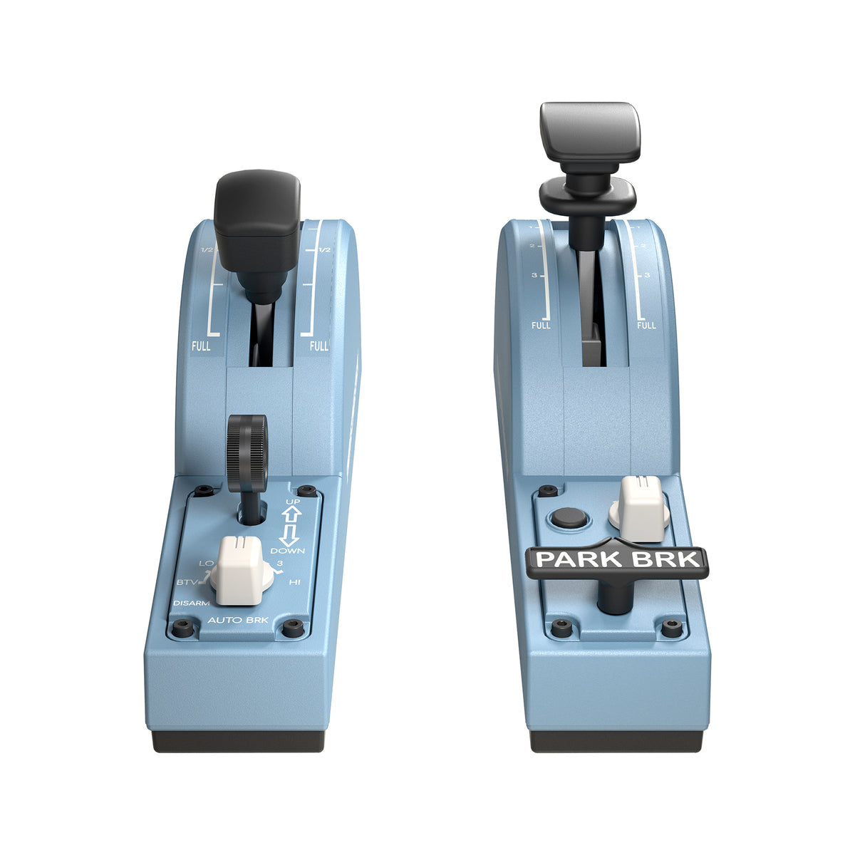 Thrustmaster TCA Quadrant Add-On Airbus Edition Bleu simulation de vol Analogique/Numérique PC