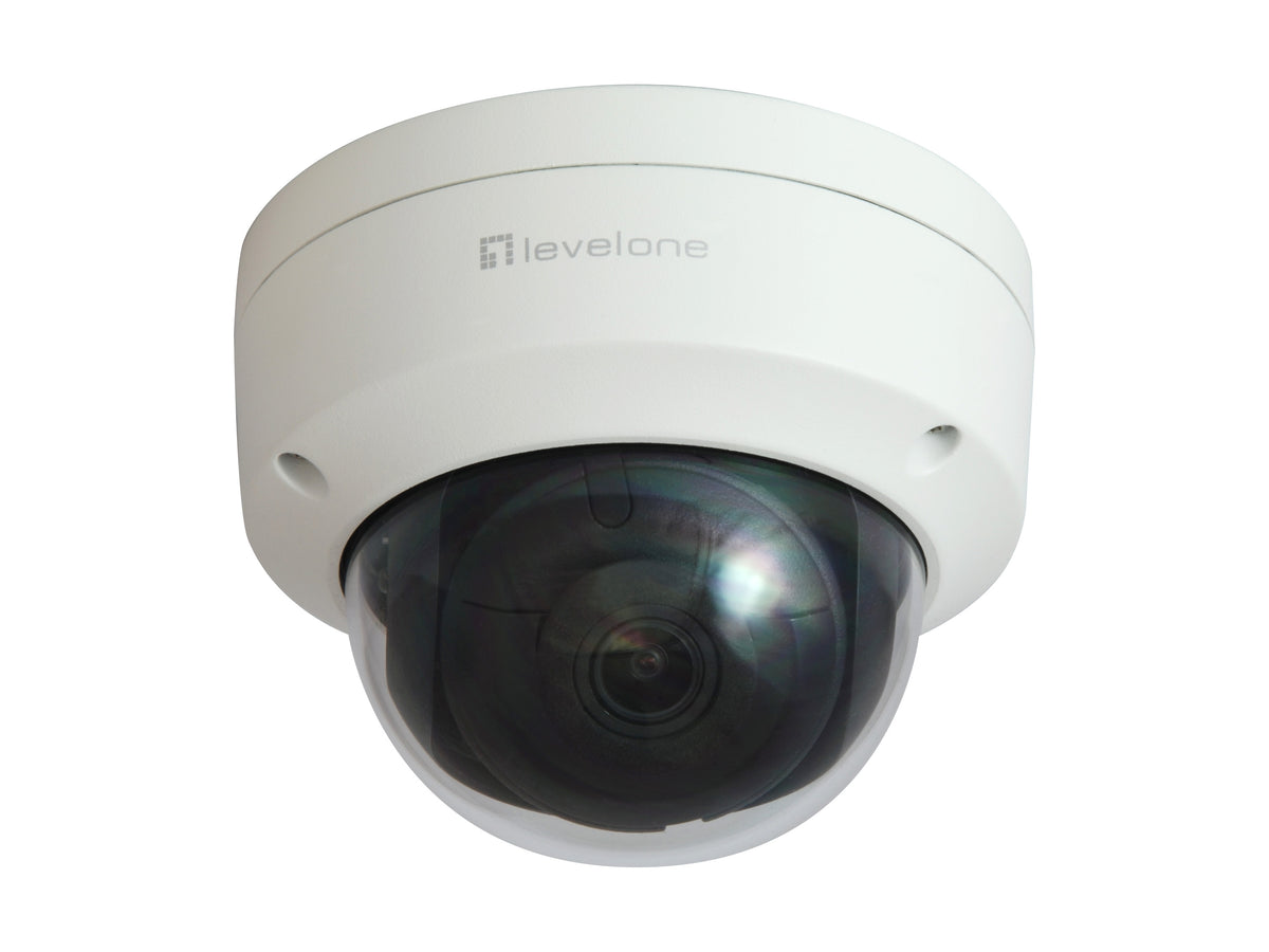 LevelOne FCS-3404 Caméra de Sécurité IP Dôme Intérieure et Extérieure, 3200 x 1800 pixels, Montage Plafond