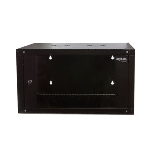 LogiLink W15E66B étagère 15U Rack monté sur le mur Noir - vue 2