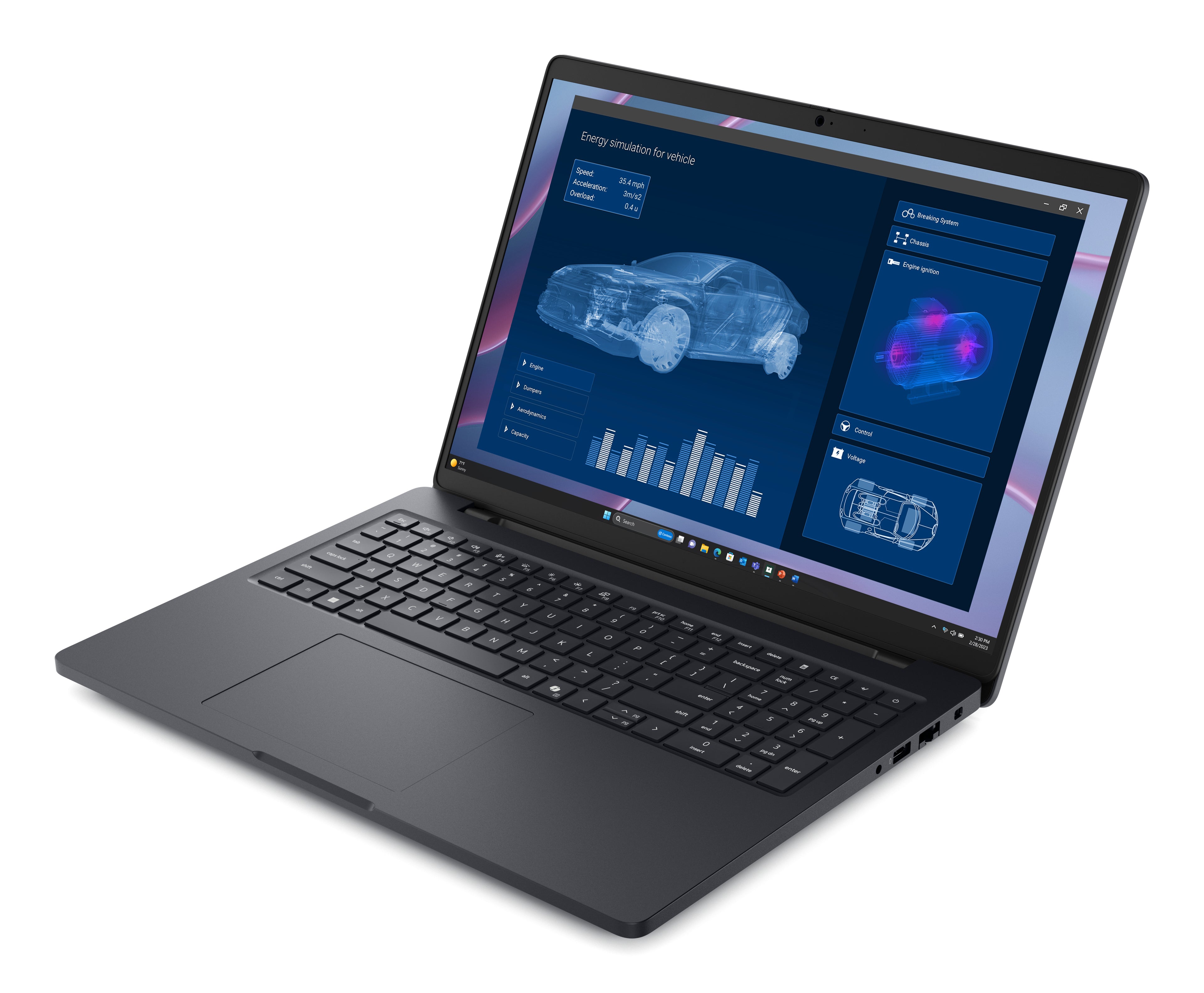 DELL Pro Max 16 MC16255 Copilot+ PC AMD Ryzen AI 7 PRO 350 Ordinateur portable 40,6 cm (16") Full HD+ 32 Go LPDDR5x-SDRAM 1 To SSD NVIDIA RTX PRO 1000 Blackwell Wi-Fi 7 (802.11be) Windows 11 Pro Nordique Noir