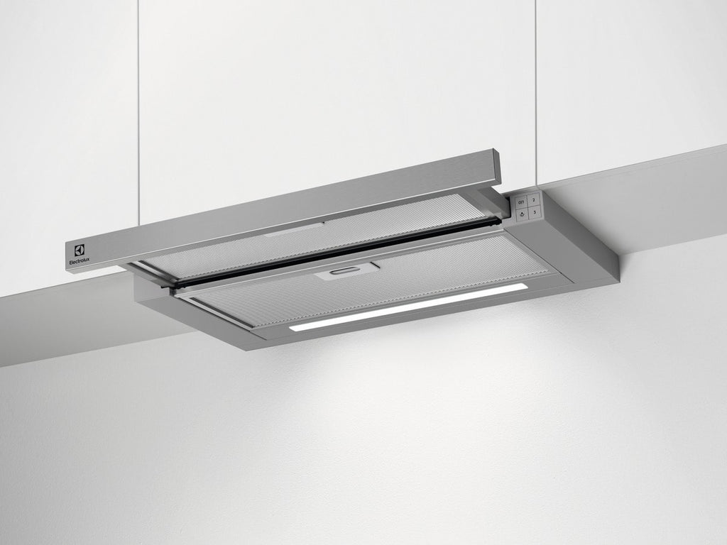 Electrolux LFP616X Semi-intégrée (semi-encastrée) Gris 600 m³/h