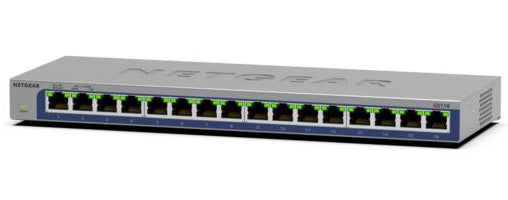 NETGEAR GS116 Non-géré L2 Gigabit Ethernet (10/100/1000) Noir