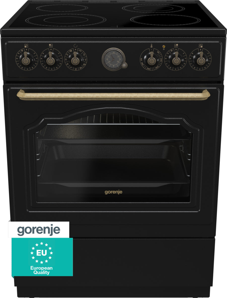 Gorenje GECS6B71CLB Cuisinière Electrique Céramique Noir