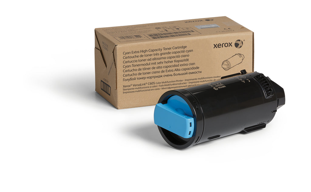 Xerox Cartouche de Toner Cyan Très Haute Capacité 106R03932 pour VersaLink C605, 16800 pages