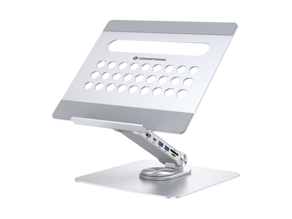 Conceptronic DONN27G Support de livres Supports de Laptop Argent