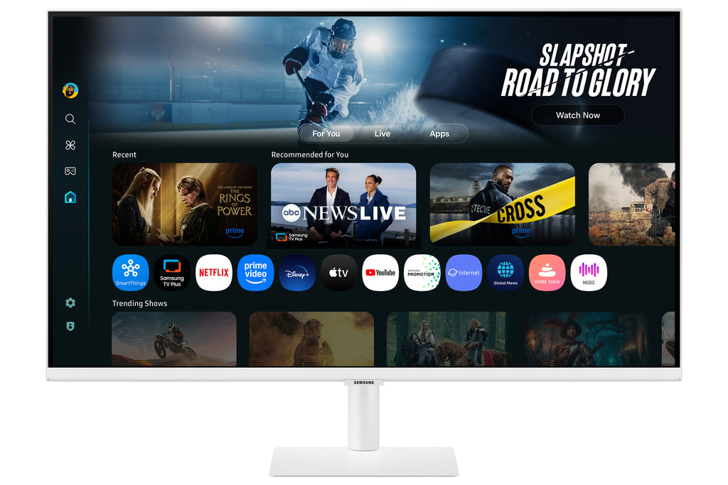 Samsung M7 M70F écran plat de PC 81,3 cm (32") 3840 x 2160 pixels 4K Ultra HD LED Blanc