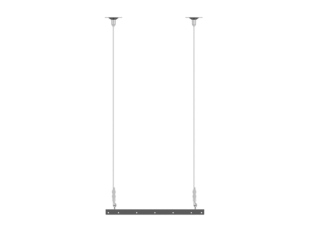 Multibrackets 1539 montage des affichages de messages 165,1 cm (65") Noir - vue 4