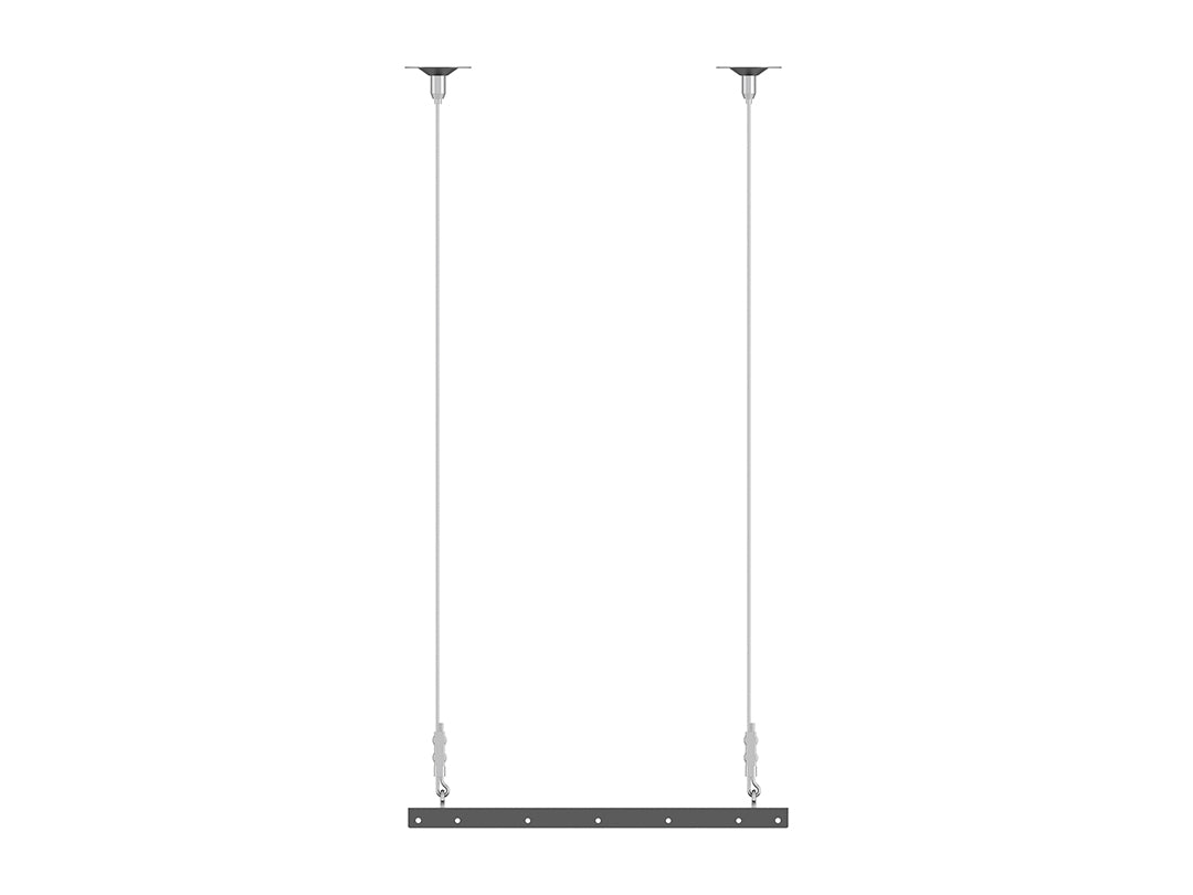 Multibrackets 1539 montage des affichages de messages 165,1 cm (65") Noir - vue 4
