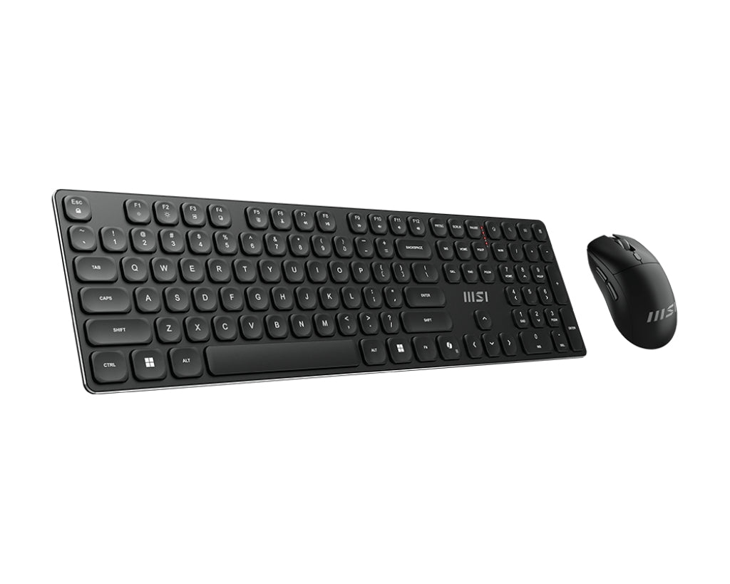 MSI FORGE K210 WIRELESS COMBO clavier Souris incluse maison/bureau USB Noir