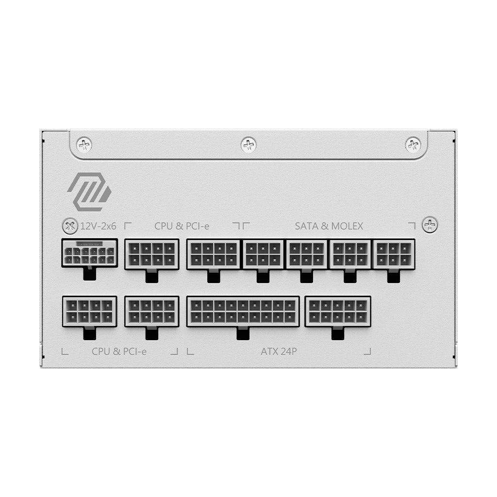 MSI MAG A1000GL PCIE5 WHITE unité d'alimentation d'énergie 1000 W 24-pin ATX ATX Blanc