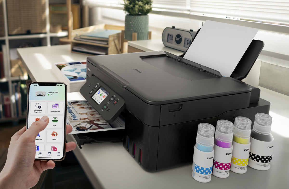 Canon PIXMA G3590 Imprimante Jet d'encre A4, 4800 x 1200 DPI, Wifi, Noir