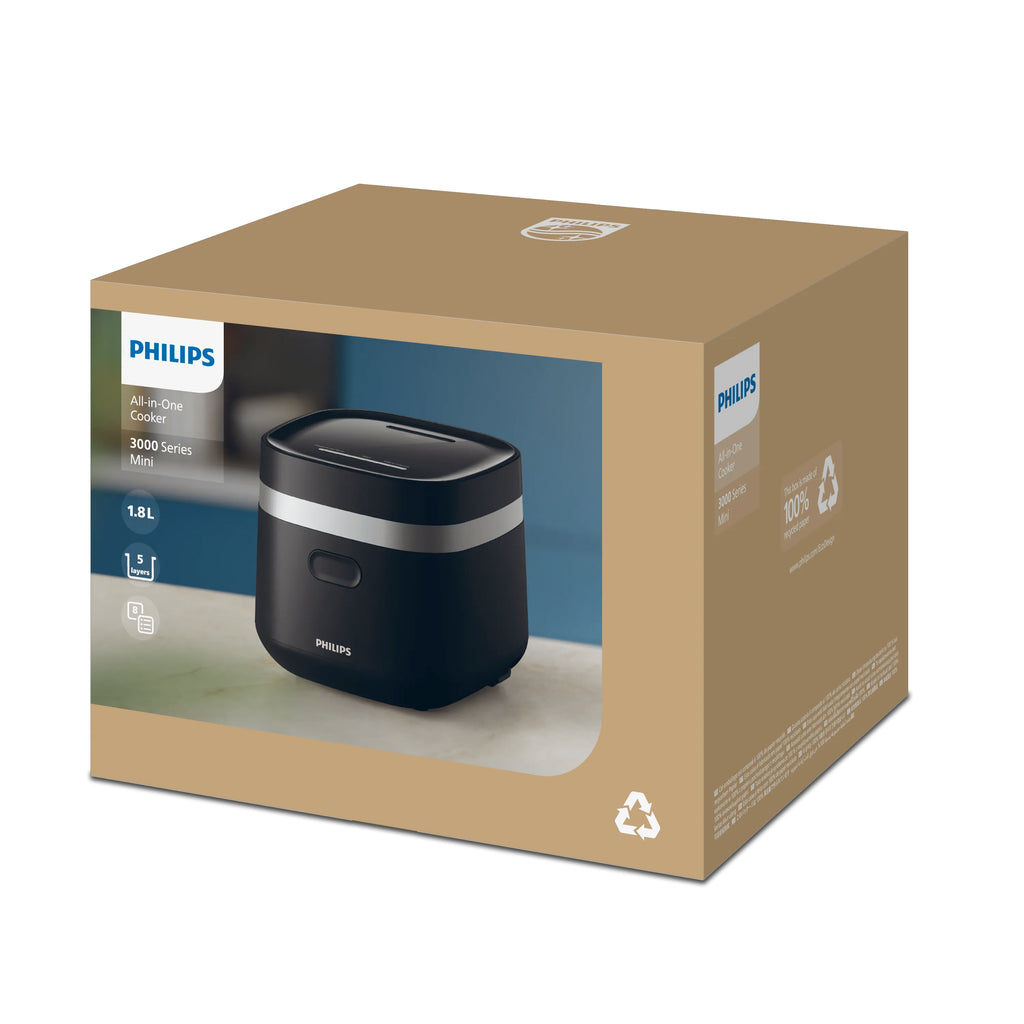 Philips 3000 series HD3090/80 autocuiseur Noir 436 W