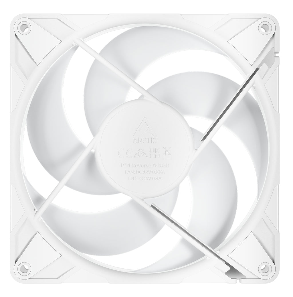 ARCTIC Freezer P14 Pro Reverse A-RGB (White) Boitier PC Ventilateur 14 cm Blanc 1 pièce(s)