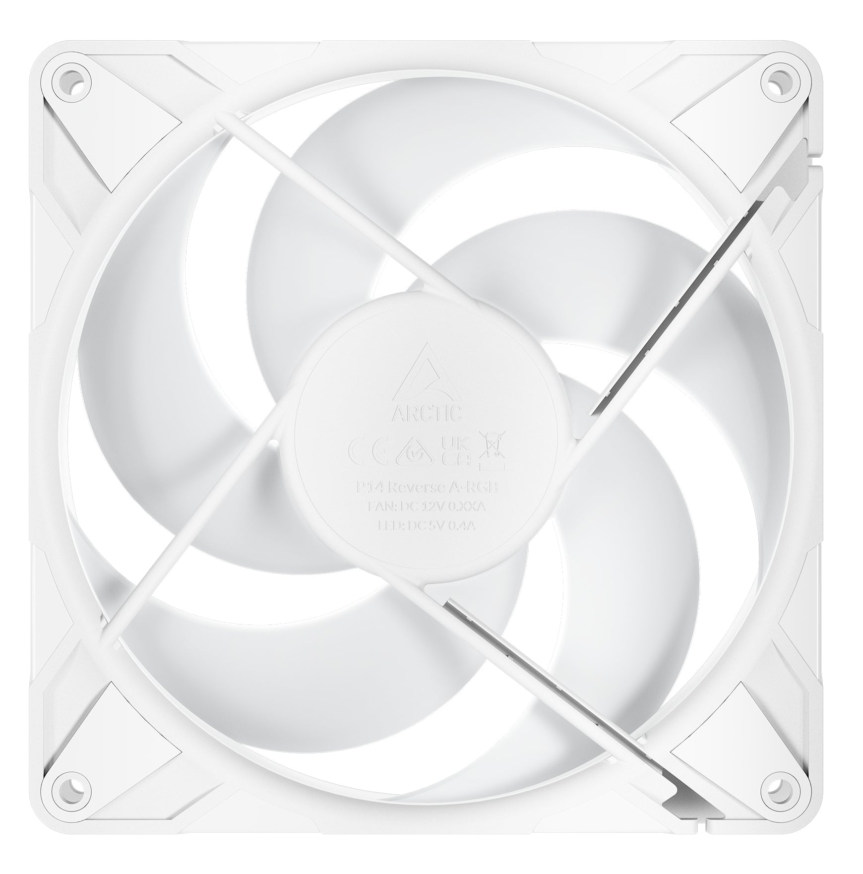 ARCTIC Freezer P14 Pro Reverse A-RGB (White) Boitier PC Ventilateur 14 cm Blanc 1 pièce(s)