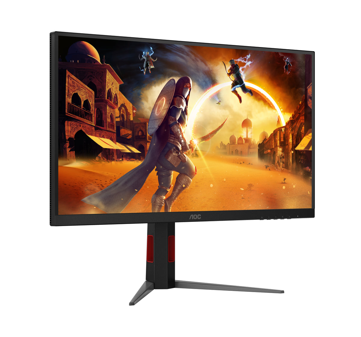 AOC G4 U27G4XM Écran Gaming 27" 4K UHD MiniLED 3840 x 2160 pixels, 160Hz, 1ms, Noir et Rouge