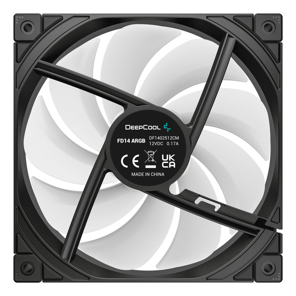 DeepCool FD14 Kit de 3 Ventilateurs 140x140x25mm ARGB Noir