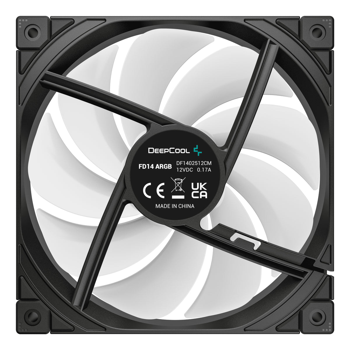 DeepCool FD14 Kit de 3 Ventilateurs 140x140x25mm ARGB Noir