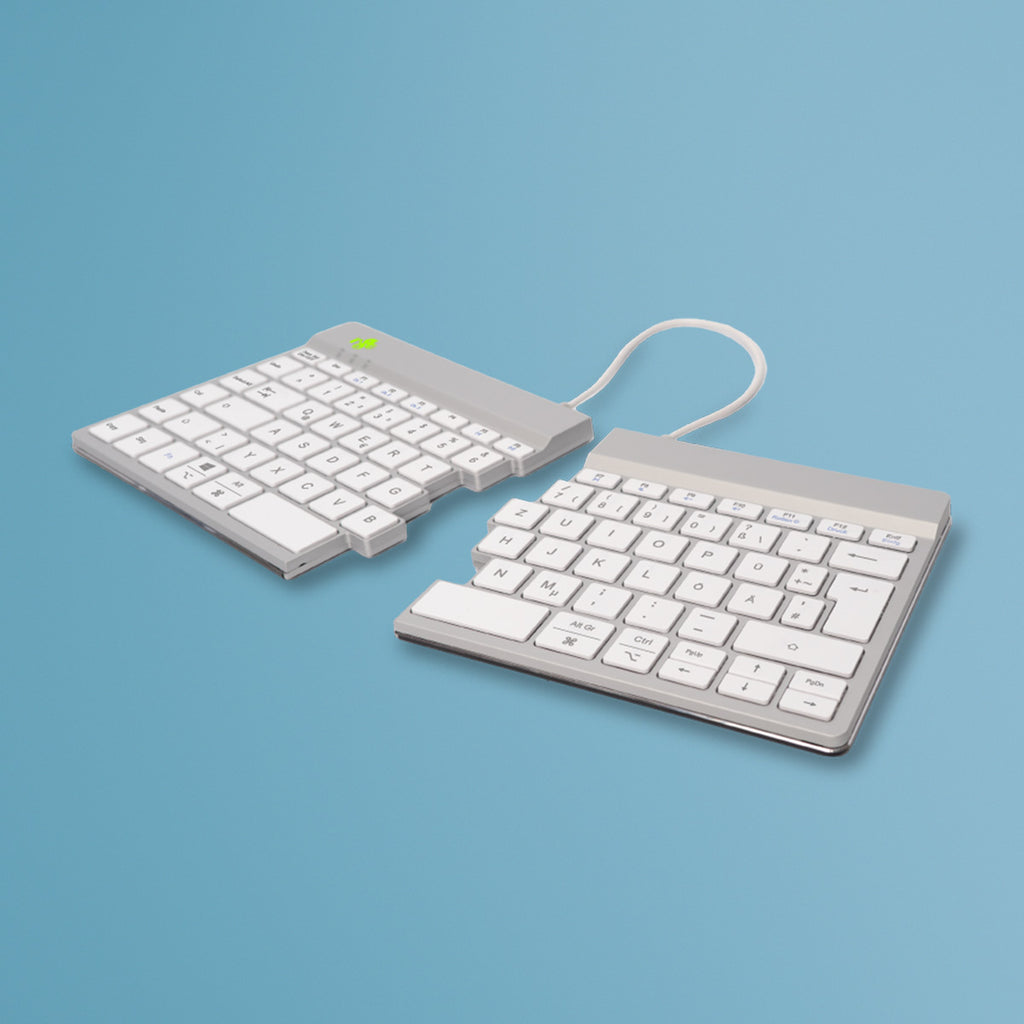 R-Go Tools Clavier ergonomique R-Go Split Break avec logiciel de pause, clavier ergonomique divisé, QWERTZ (DE), bluetoo