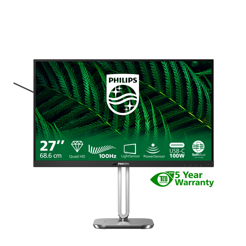 Philips 5000 series 27B2G5601/00 écran plat de PC 68,6 cm (27") 2560 x 1440 pixels Quad HD LCD Noir