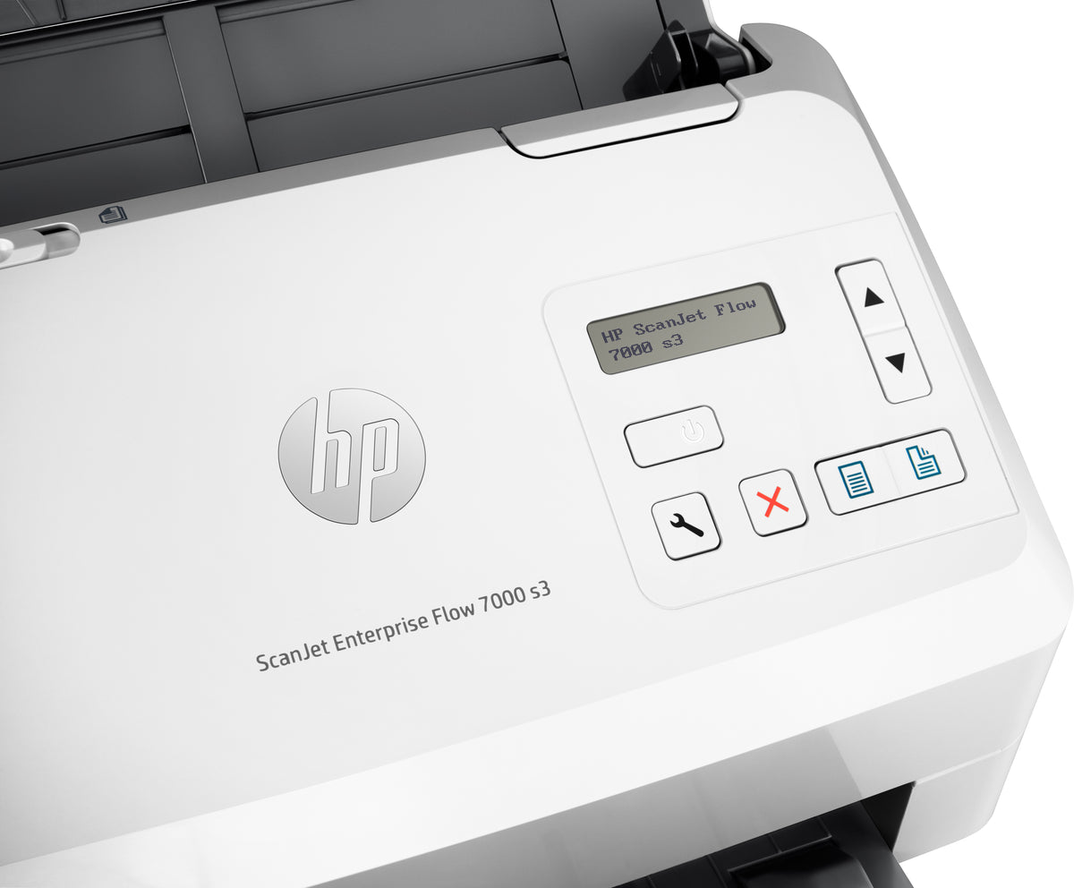 HP Scanjet Enterprise Flow 7000 s3 Alimentation feuille à feuille de scanner 600 x 600 DPI A4 Blanc