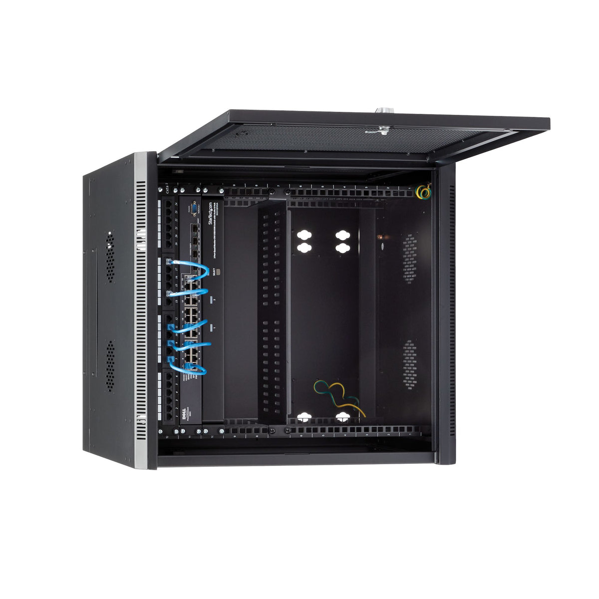 StarTech.com Armoire Réseau Murale 12U 19" avec Étagère 1U et 4 Montants
