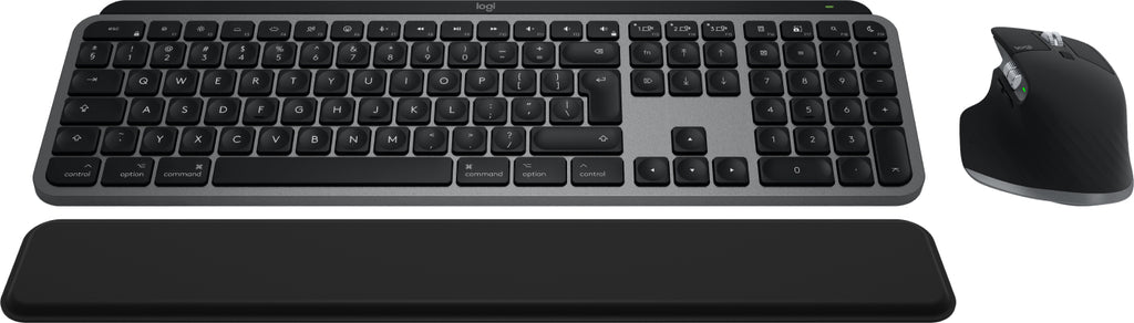Logitech Master Series MX Keys S Combo for Mac, Ensemble Clavier et Souris Sans Fil, Layout US International