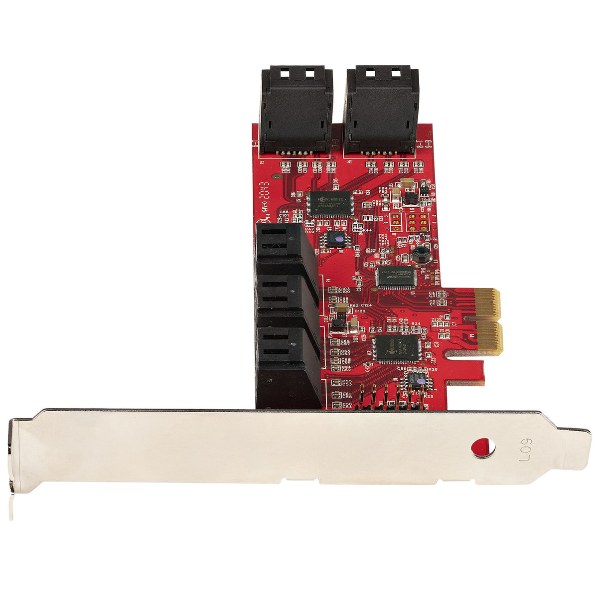 StarTech.com Carte Contrôleur PCIe SATA 10 ports 6Gbps ASM1166 Non-Raid