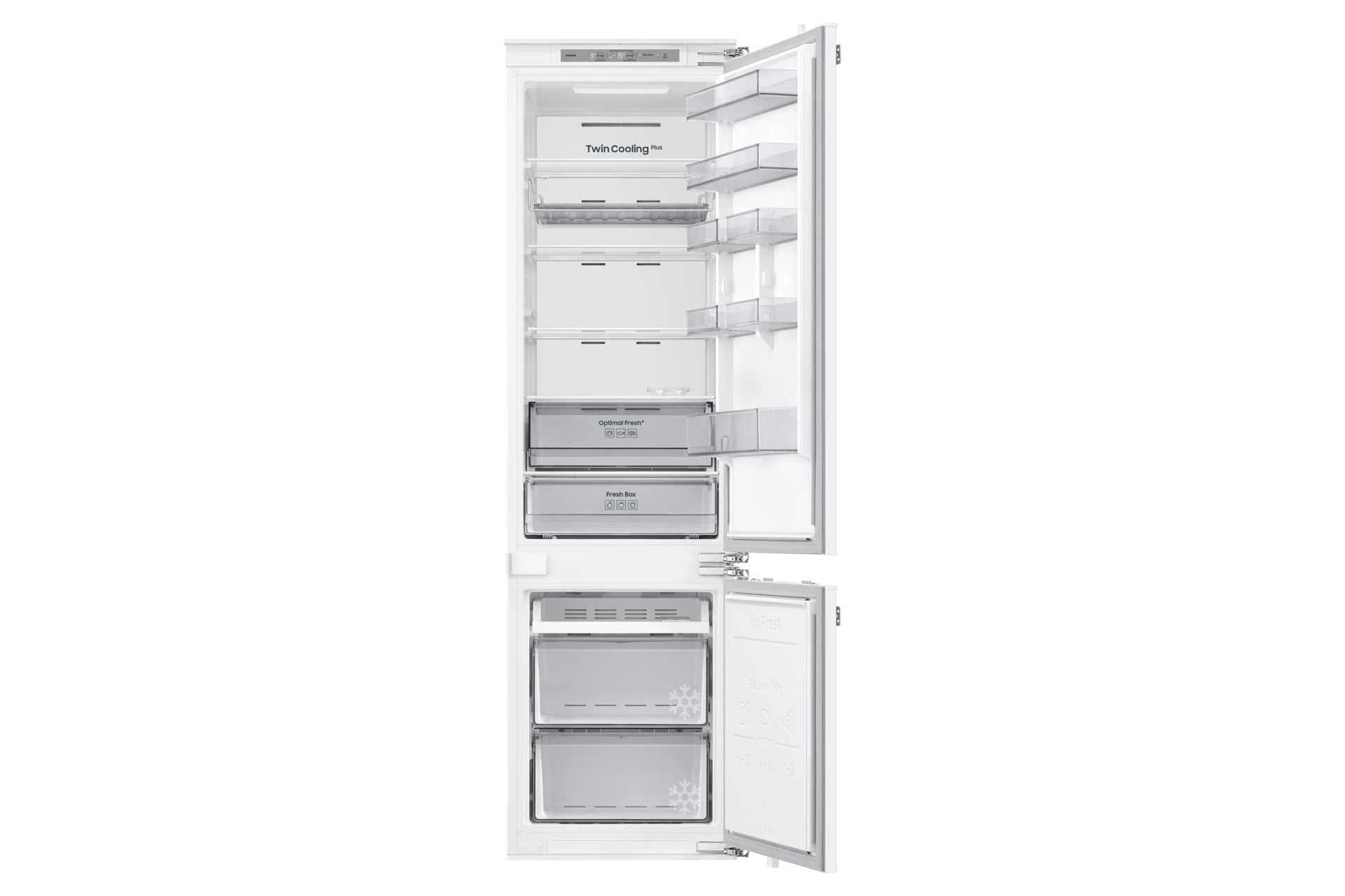 Samsung BRB70F30AEF0EO réfrigérateur-congélateur Intégré 298 L Blanc